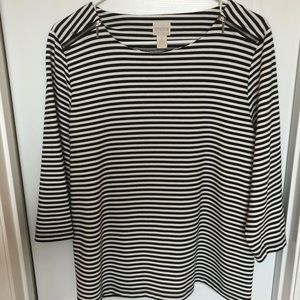 Black & White Striped Shirt